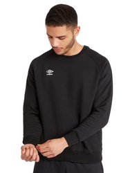 Mens Club Leisure Sweatshirt - Black/White - Black/White