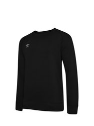 Mens Club Leisure Sweatshirt - Black/White