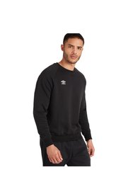 Mens Club Leisure Sweatshirt - Black/White