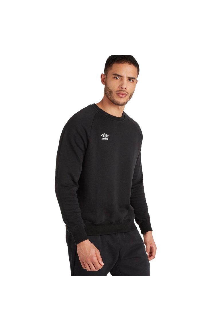 Mens Club Leisure Sweatshirt - Black/White