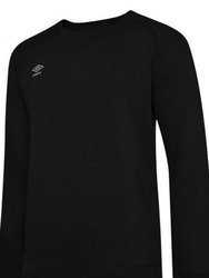 Mens Club Leisure Sweatshirt - Grey Marl/White