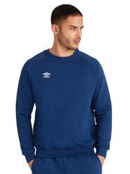 Mens Club Leisure Sweatshirt - Navy/White - Navy/White