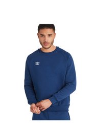 Mens Club Leisure Sweatshirt - Navy/White