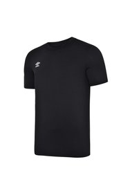 Mens Club Leisure T-Shirt - Black/White