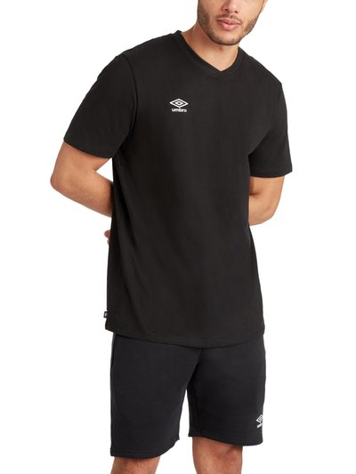 Umbro Mens Club Leisure T-Shirt - Black/White product