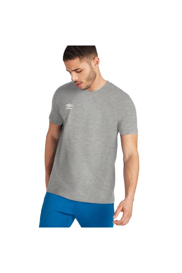 Mens Club Leisure T-Shirt - Light Grey Marl