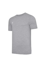 Mens Club Leisure T-Shirt - Light Grey Marl