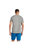 Mens Club Leisure T-Shirt - Light Grey Marl