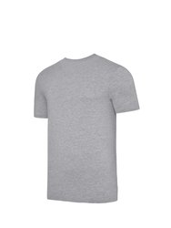 Mens Club Leisure T-Shirt - Light Grey Marl