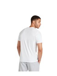 Mens Club Leisure T-Shirt - White/Black