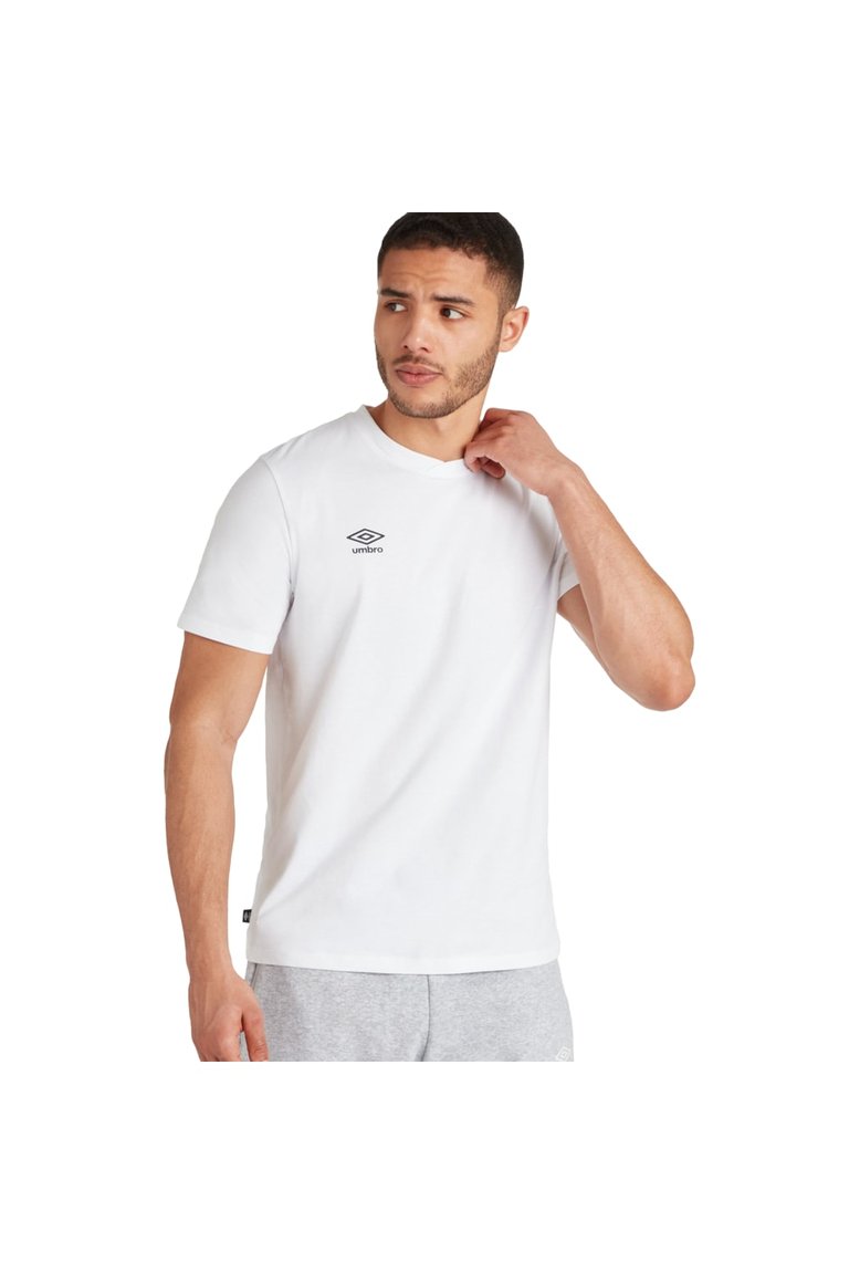 Mens Club Leisure T-Shirt - White/Black