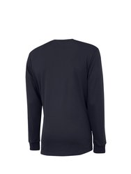 Mens Club Long-Sleeved Jersey - Carbon/White