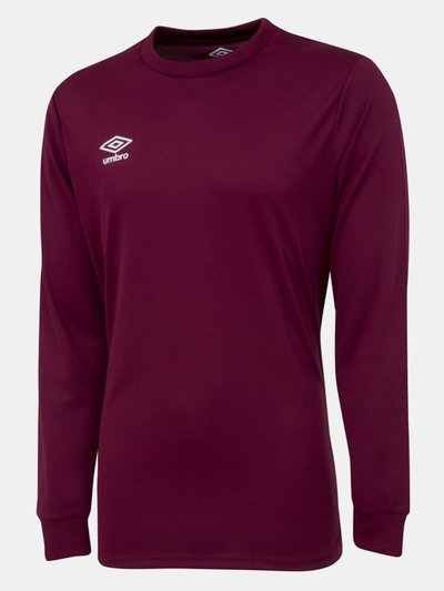 Umbro Mens Club Long-Sleeved Jersey - New Claret product