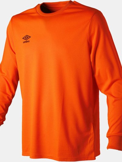 Umbro Mens Club Long-Sleeved Jersey - Shocking Orange product