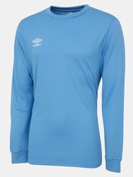 Mens Club Long-Sleeved Jersey - Sky Blue - Sky Blue