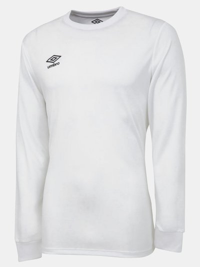 Umbro Mens Club Long Sleeved Jersey - White product