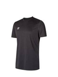 Mens Club Short-Sleeved Jersey - Carbon/White - Carbon/White