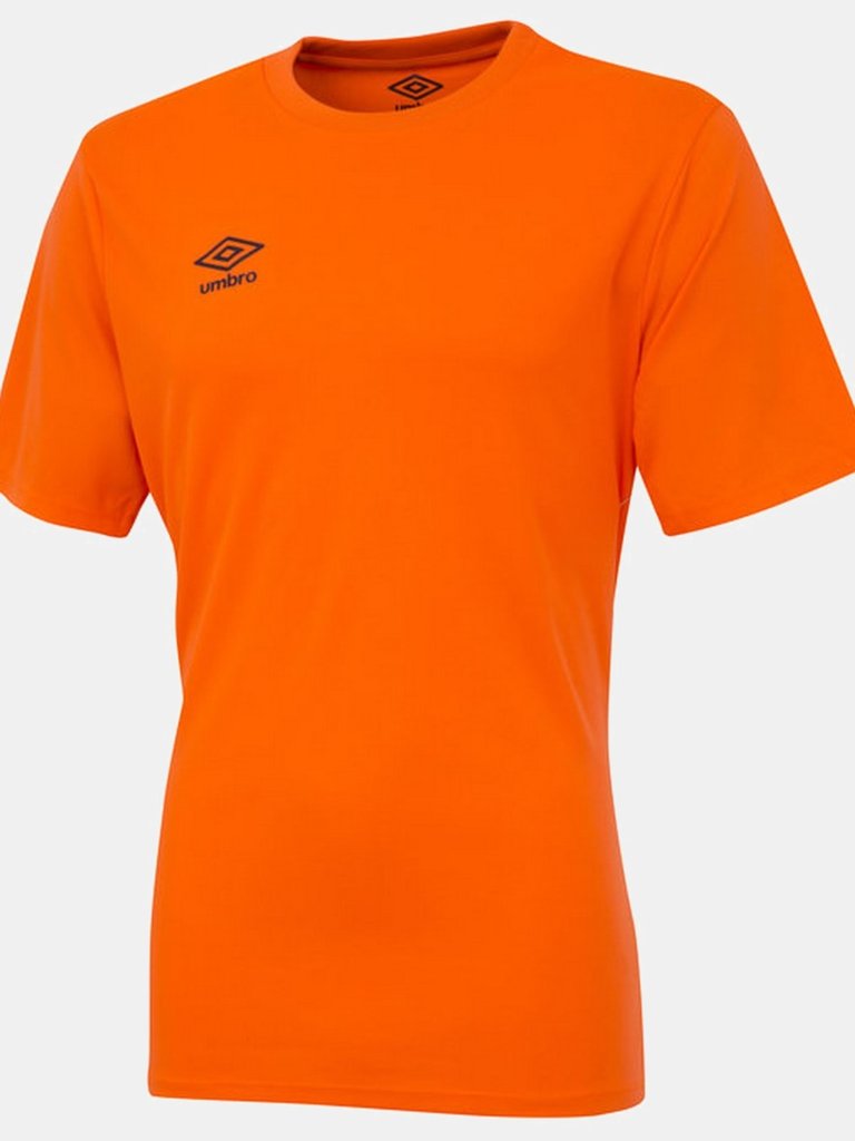 Mens Club Short-Sleeved Jersey - Shocking Orange - Shocking Orange