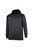 Mens Contrast Panel Full Zip Hoodie - Carbon/Black - Carbon/Black