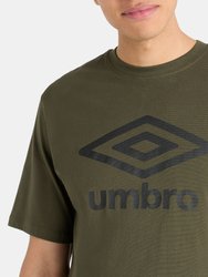 Mens Core Big Logo T-Shirt - Forest Night/Black
