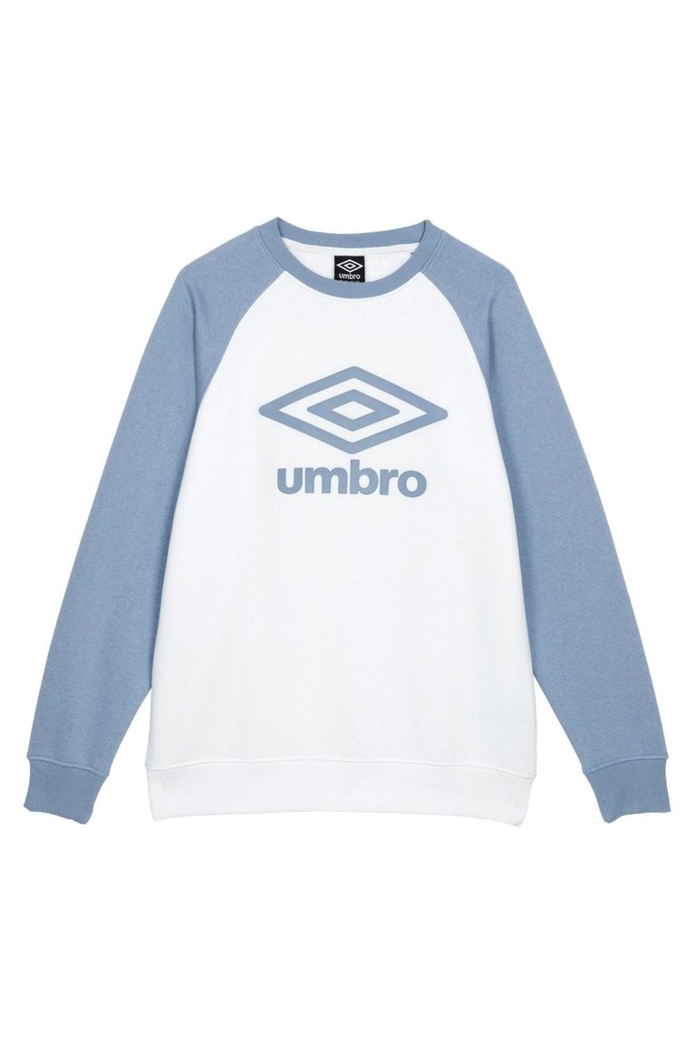 Mens Core Raglan Sweatshirt - White/Allure - White/Allure