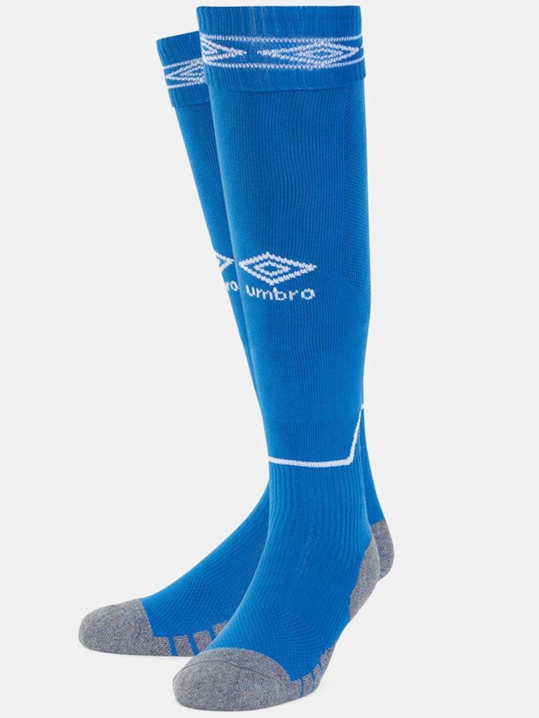Men's Diamond Football Socks - Royal Blue/White