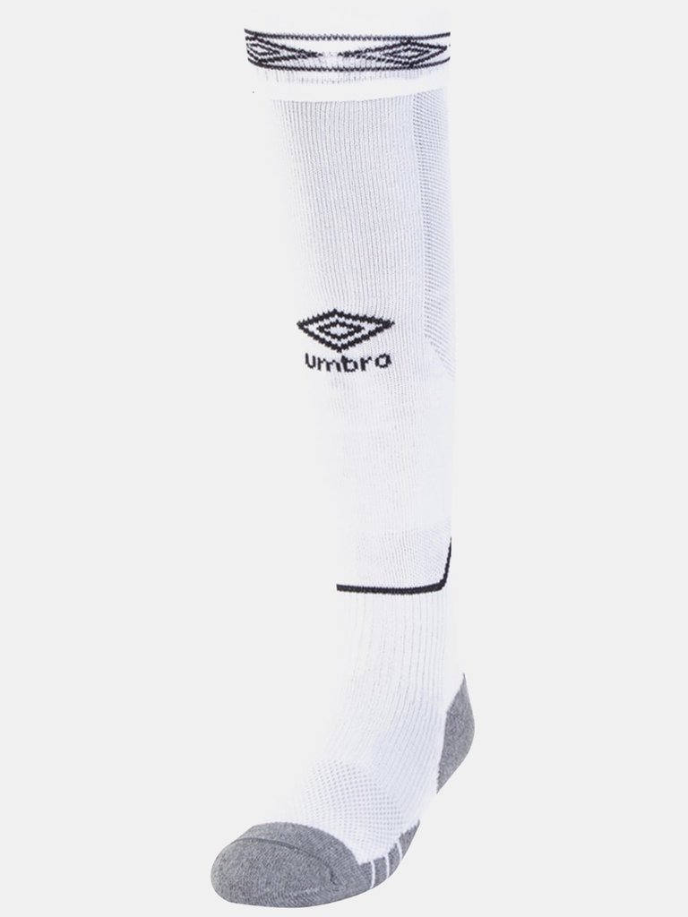 Men's Diamond Football Socks - White/Black - White/Black