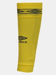 Mens Diamond Leg Sleeves Socks - Blazing Yellow/Carbon - Blazing Yellow/Carbon