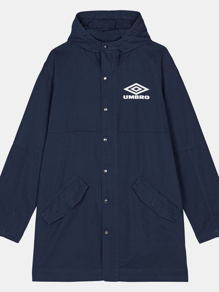 Mens Drill Parka - Dark Navy