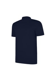 Mens Essential Polo Shirt - Black/White