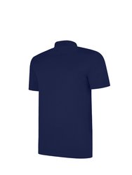 Mens Essential Polo Shirt - Dark Navy/White