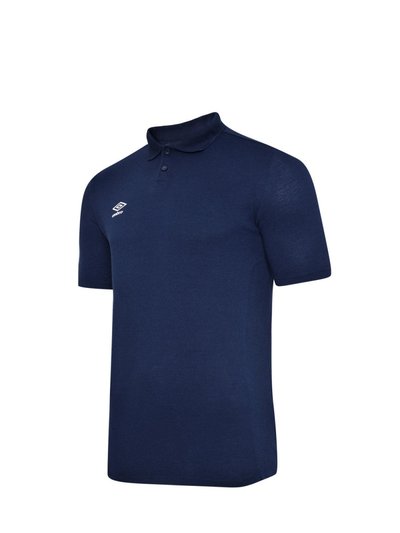 Umbro Mens Essential Polo Shirt - Dark Navy/White product