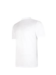 Mens Essential Polo Shirt - White/Black