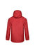 Mens Hooded Waterproof Jacket - Chili Pepper Red/Brilliant White