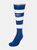 Mens Hoop Stripe Socks - Royal Blue/White - Royal Blue/White