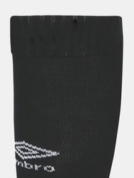Mens Leg Sleeves Socks - Carbon/White