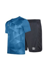 Mens Maxium Football Kit - Blue Jewel/Black - Blue Jewel/Black
