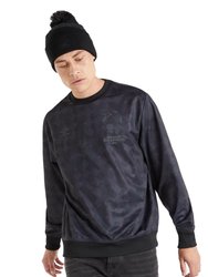 Mens New Order Blackout Sweatshirt - Black