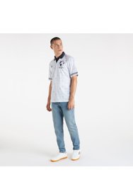 Mens New Order Home Jersey - White/Dark Navy