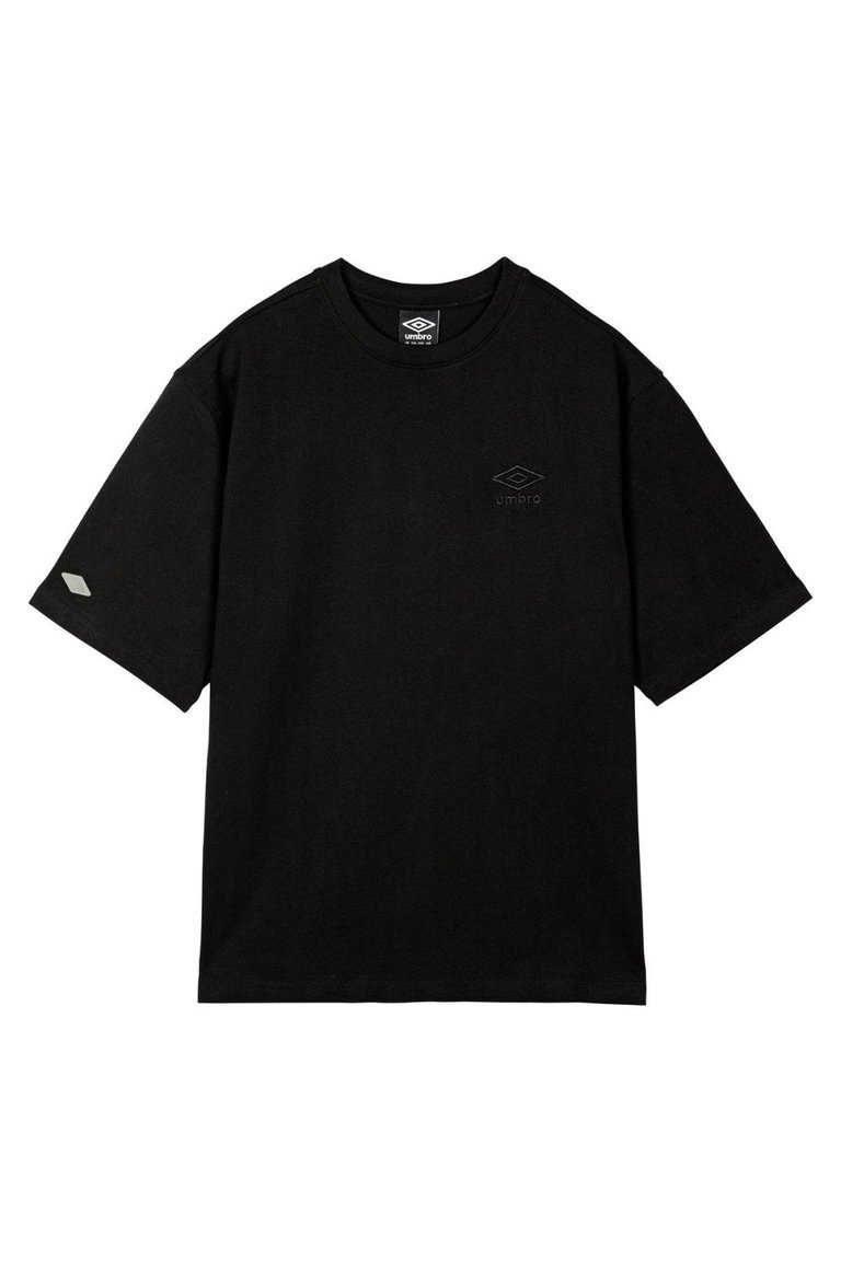 Mens Oversized Sports T-Shirt - Black - Black