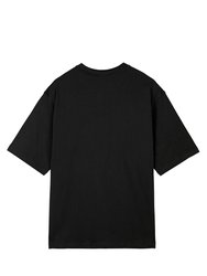 Mens Oversized Sports T-Shirt - Black