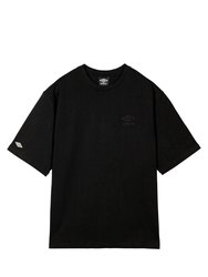 Mens Oversized Sports T-Shirt - Black - Black