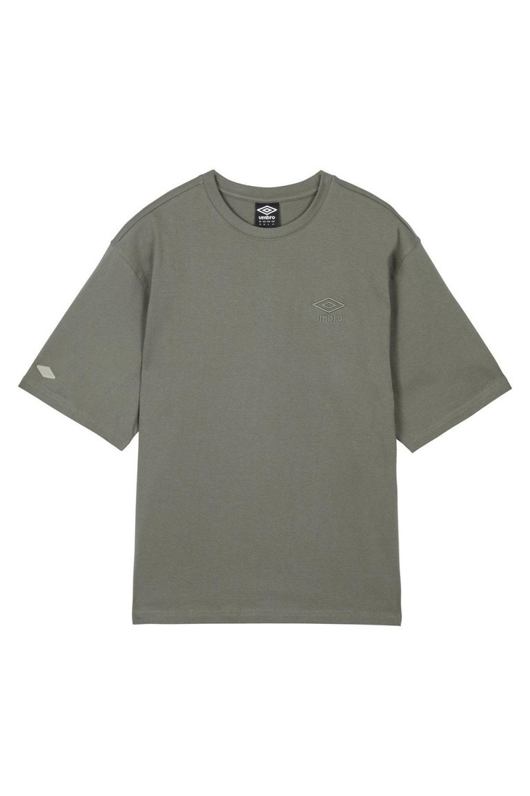 Mens Oversized Sports T-Shirt - Gunmetal Gray - Gunmetal Gray