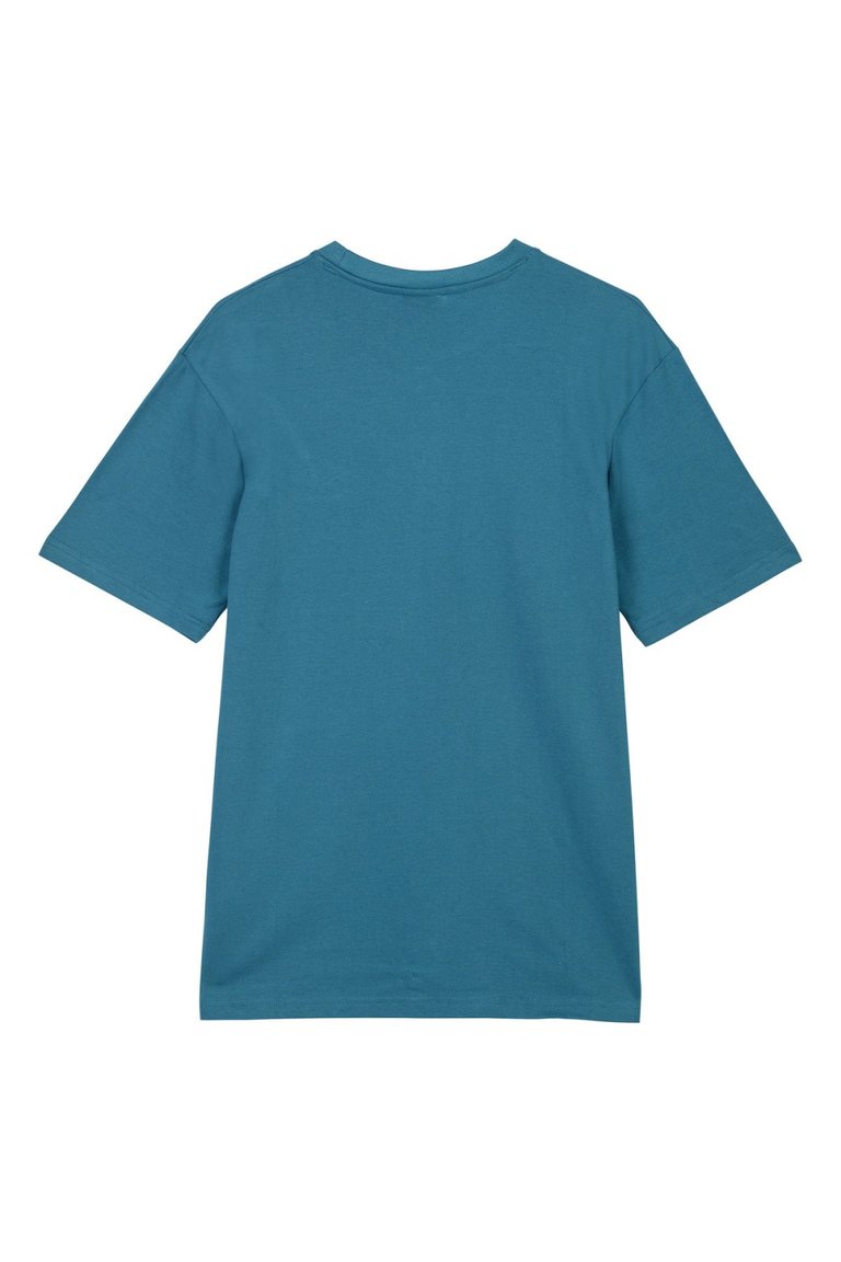 Mens Oversized Sports T-Shirt - Lyons Blue