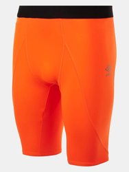 Mens Player Elite Power Shorts - Shocking Orange - Shocking Orange