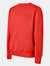 Mens Polyester Sweatshirt - Vermillion