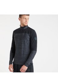 Mens Pro Elite Marl Half Zip Training Top