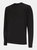 Mens Pro Stacked Logo Fleece Pullover - Black/White