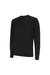 Mens Pro Stacked Logo Fleece Pullover - Black/White