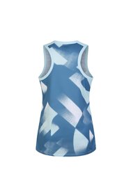 Mens Pro Training Tank Top - Blue Glow/Brilliant White